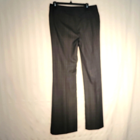 Body By Victoria Womens Black & Gray Flat Front Slacks, Size: 8 - Picture 5 of 10